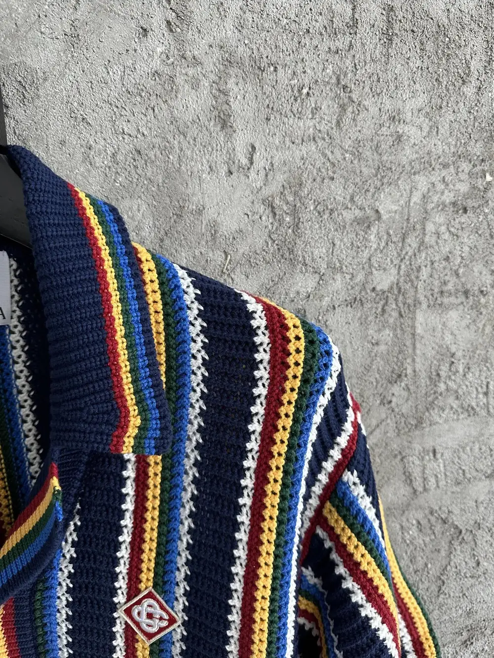 Casablanca Cotton-Feel Knit Shirt - Image 4