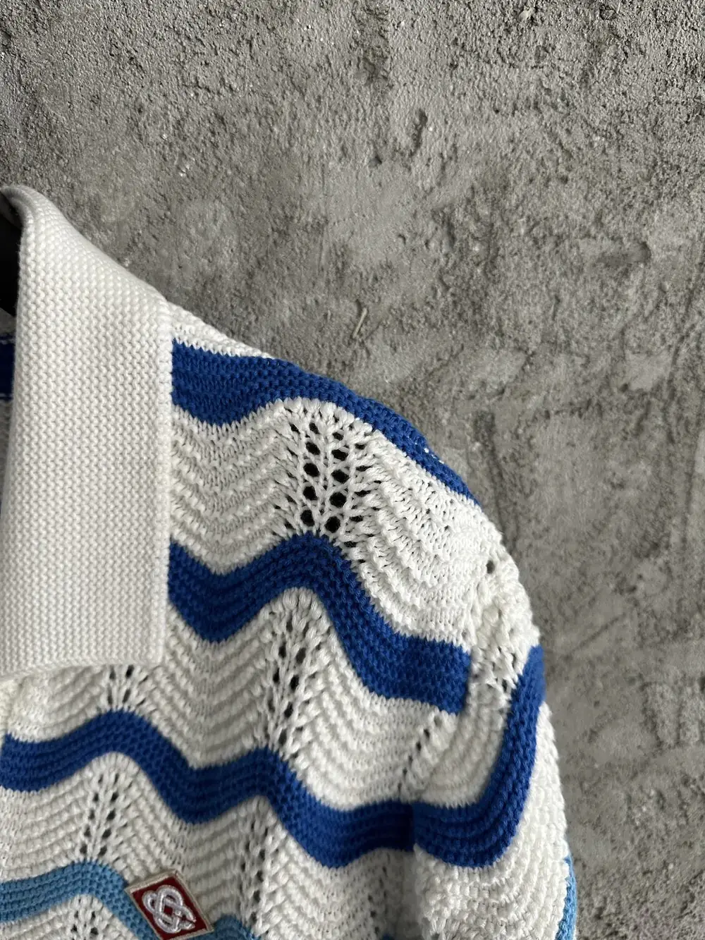 Casablanca Cotton-Feel Knit Shirt - Image 4