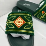 Embroidered Slides