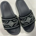 Embroidered Slides