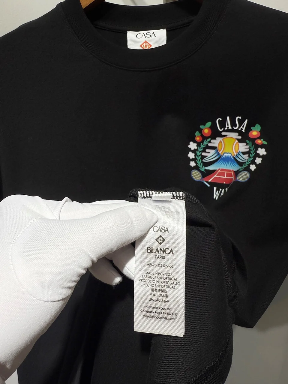 Casablanca Cotton-Feel Printed T-Shirt - Image 4