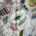 Silk-Feel Printed Short Sleeve Shirt