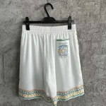 Silk-Feel Printed Shorts