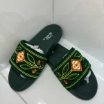 Embroidered Slides