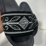 Embroidered Slides
