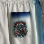 Silk-Feel Printed Shorts